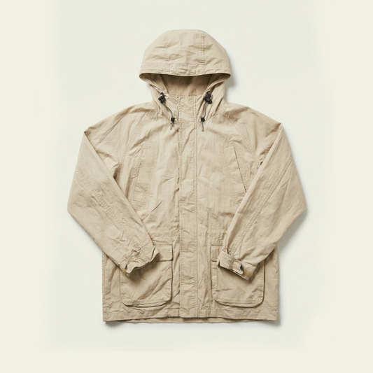 *THRIFTED* 90s vintage UNIQLO mountain parka, beige