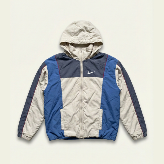 *THRIFTED* Vintage Nike 90s/Y2K Colorblock Hooded Windbreaker